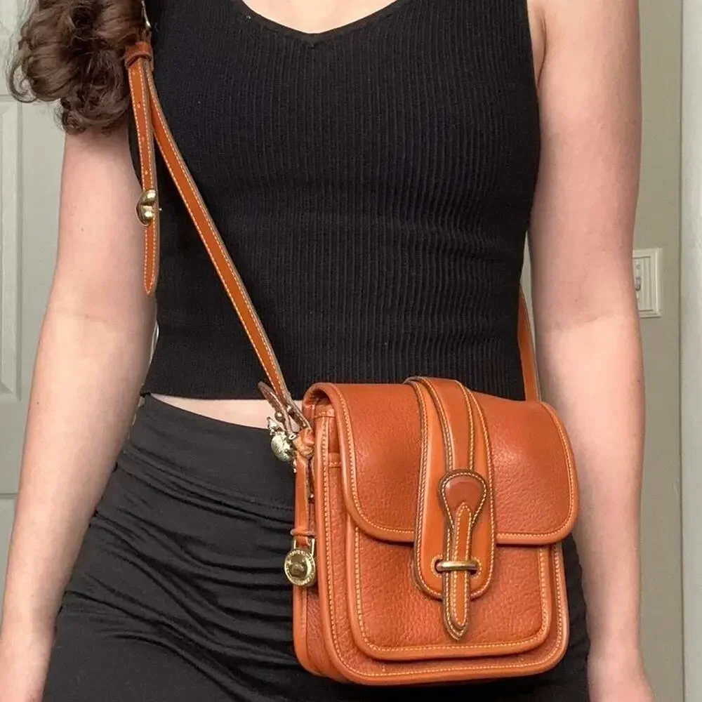Vintage dooney and burke brown - Picture 1 of 8